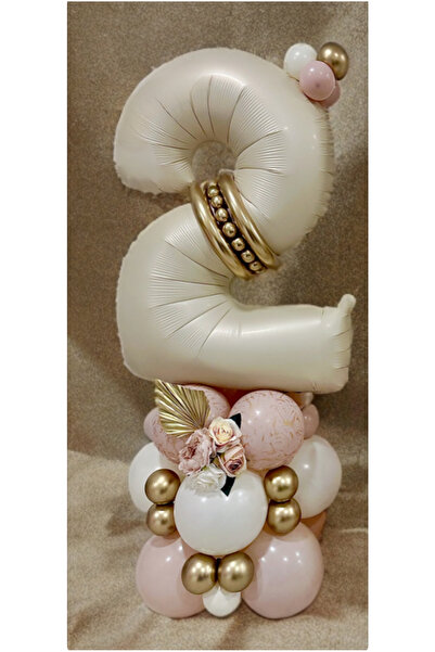 Öztürkpartievi مجموعة بالونات رمل البحر باللون الوردي