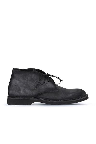 Bueno Shoes Ανδρικές γκρι σουέντ φλατ μπότες - 10mb07420