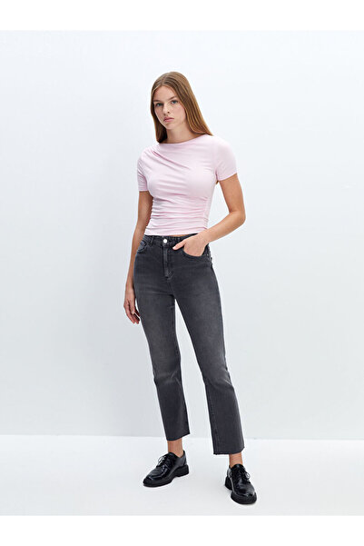 LC Waikiki Gray Mars Flare Women's Jeans