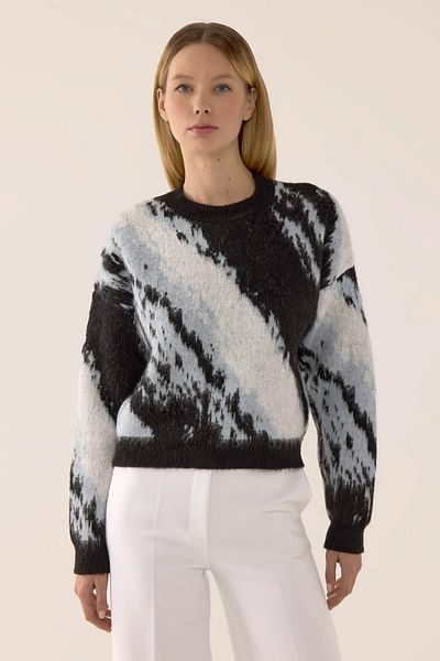 Hiccup Pulover din tricotaj cu model abstract