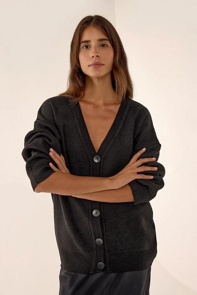 Hiccup Cardigan tricot cu decolteu în V