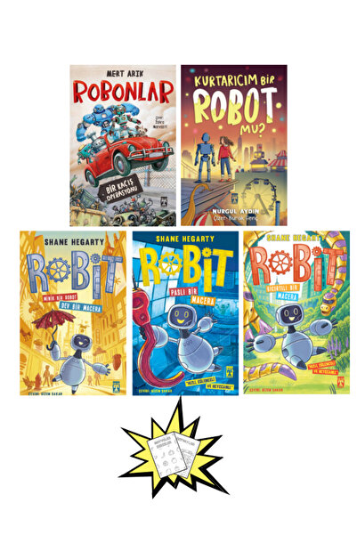 Genç Timaş Boyamalı- Robonlar - Robit 1-2-3 - Kurtarıcım Bir Robot Mu - 4. 5....