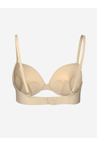 LC Waikiki Σουτιέν με μονόχρωμο μπλουζάκι Lcw Dream Black Underwire