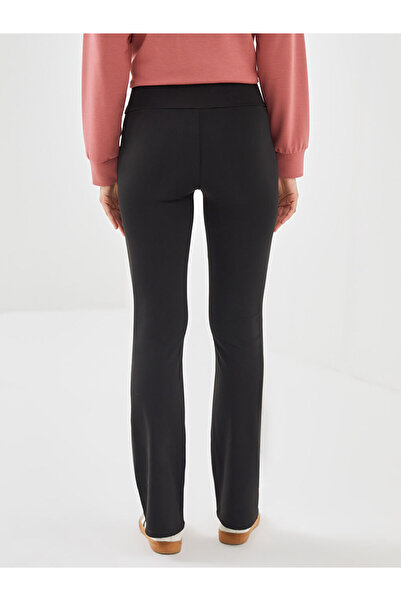 LC Waikiki Black Women's Leggings Pants with Elastic Waist