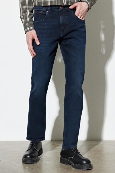 WRANGLER Texas Slim Fit Dar Kesim Normal Bel Mavi Esnek Jean Kot Pantolon