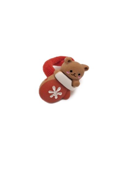 Han Ticarethane New Year's Concept Teddy Bear Glove Model Buckle