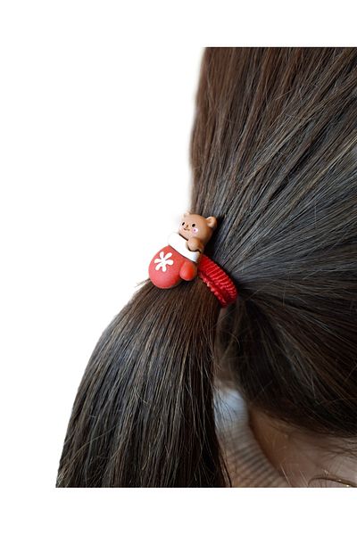Han Ticarethane New Year's Concept Teddy Bear Glove Model Buckle