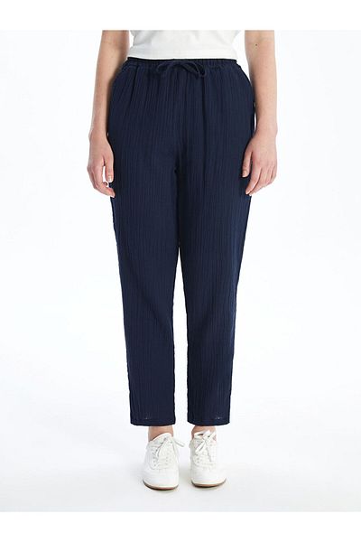 LC Waikiki Comfortable Molded Women's Trousers with Elastic Waist