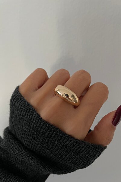 Lavian Accessories Gold Drop Bombe Yüzük