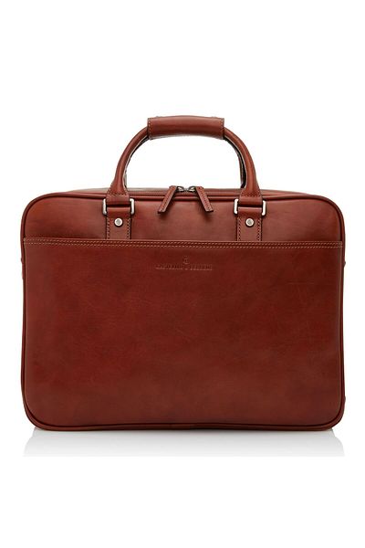 Castelijn & Beerens Verona RFID Leder Aktentasche – 43 cm Laptop Fach