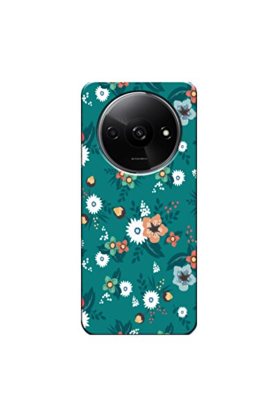 Zebana حافظة سيليكون متوافقة مع هاتف Xiaomi Redmi A3 زهور الربيع 2 (مطبوعة)