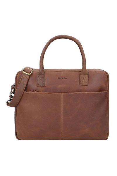 Burkely Vintage Jack Aktentasche Leder 37 cm Laptopfach