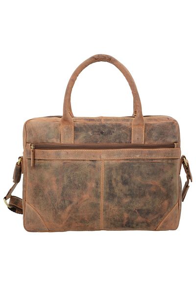 Greenburry Vintage Aktentasche Leder 41 cm Dizüstü Bilgisayar Fach