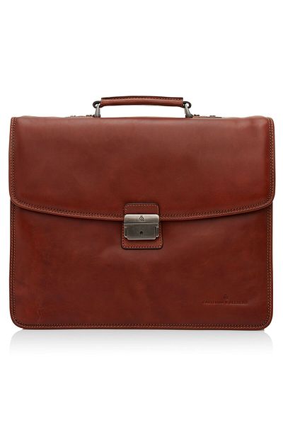Castelijn & Beerens Verona Aktentasche RFID Leder 41 cm Laptopfach