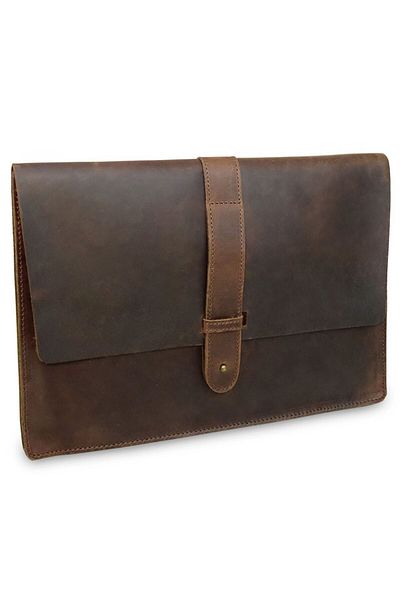 Buckle & Seam Aspen Laptophülle Leder 20,5 cm