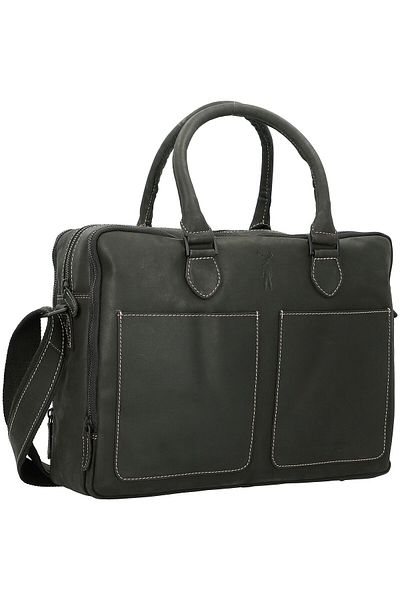 Jack Kinsky Baltimore 7 Aktentasche Leder 39 cm