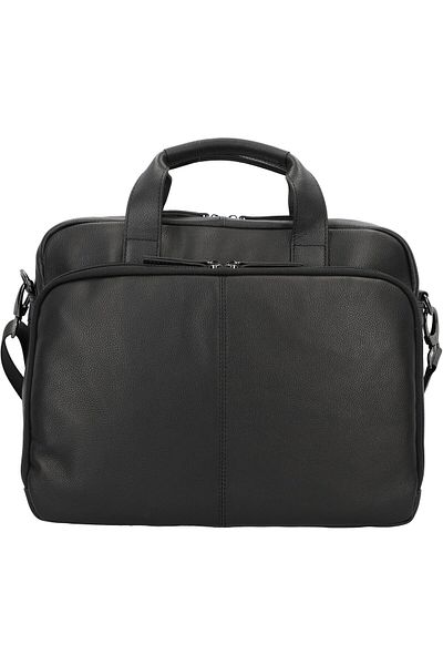 D&N 38 cm Leder Aktentasche – Business Line, Notebook und Computer Fach