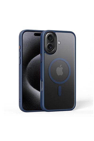 Zebana Apple iPhone 16 Plus Uyumlu Kılıf Zebana Fros Silikon Kılıf (Kablosuz ...
