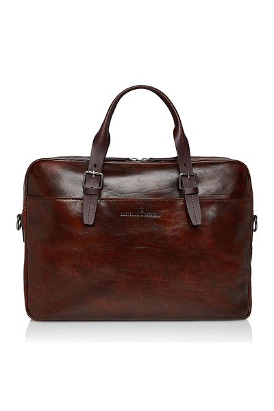 Castelijn & Beerens Rien Aktentasche RFID Leder 41 cm Laptopfach