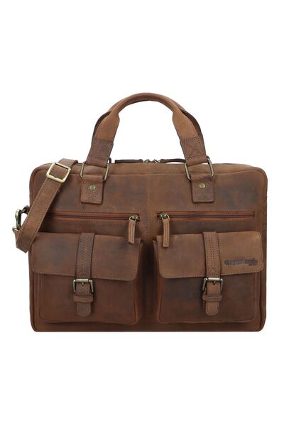 Greenland Nature Čierna Hora Aktentasche Leder 41 cm