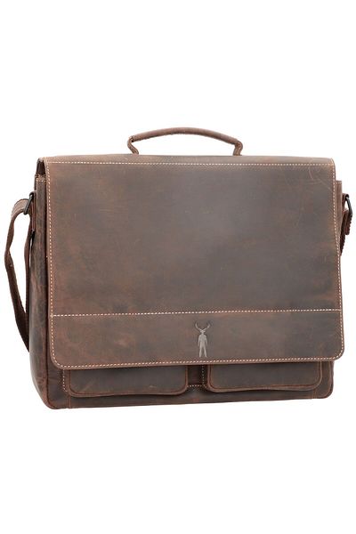Jack Kinsky Baltimore 6 Aktentasche Leder 37 cm