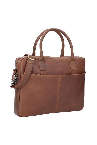 Burkely Vintage Jack Aktentasche Leder 37 cm Laptopfach