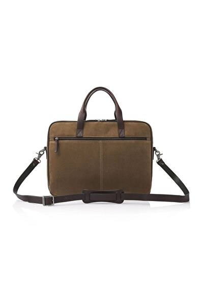 Castelijn & Beerens 41 cm Nubuk Aktentasche - Gesicht Computer Fachless Leder