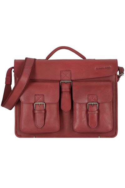 Greenland Nature Nature Aktentasche Leder 40 cm