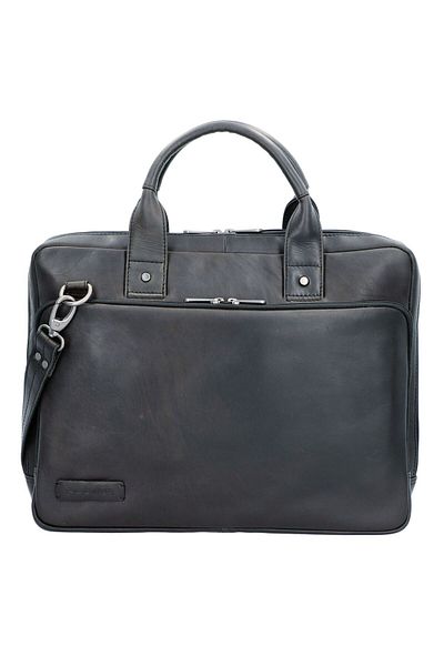 Plevier Leder Navigator Aktentasche - 40 cm Gesicht Computer Fach