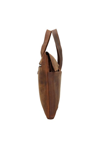 Plevier 42 cm Leder Aktentasche - Séria 500er, Laptop Fach