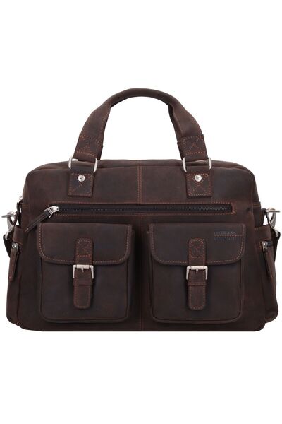 Greenland Nature Westcoast Aktentasche Leder 43 cm