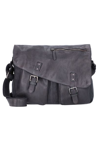 Greenburry GBVT Messenger Leder 38 cm Dizüstü Bilgisayar Fach