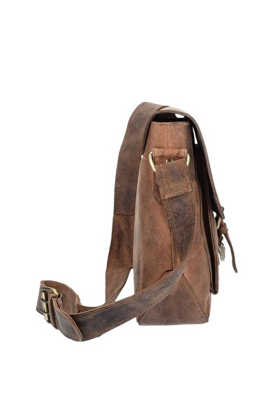 Harold's Antikes Messenger-Notebook mit 32 cm großen LEDs – Computerhalterung