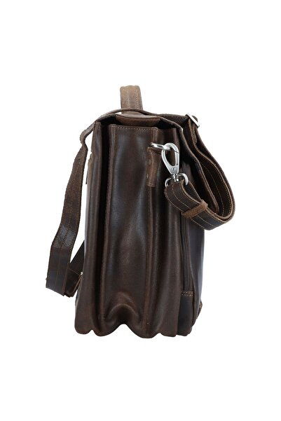 Plevier Vintage Oxford Aktentasche Rfid Schutz Leder 40 cm notebook