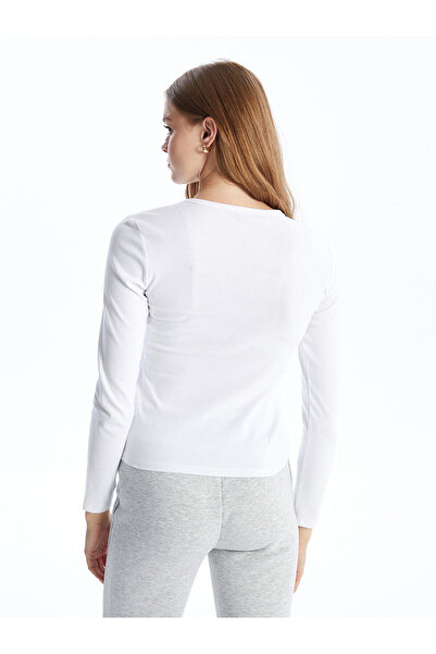 LC Waikiki Crew Neck Plain Long Sleeve Women's Bodysuit - W4H495Z8