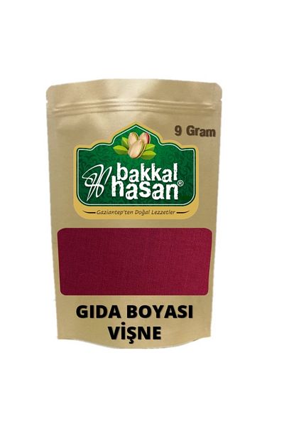 Bakkal Hasan 4 Pieces of Food Coloring Powder Cherry 9 g - Bakkal Hasan
