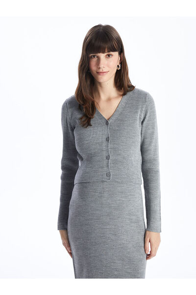 LC Waikiki V-nyakú sima, hosszú ujjú kismama kardigán és ruha szett