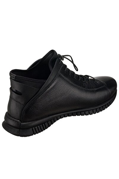 COSTO 45 - 46 - 47 - 48 - 49 - 50 Büyük Numara Erkek Deri Bot -ag1997 siyah