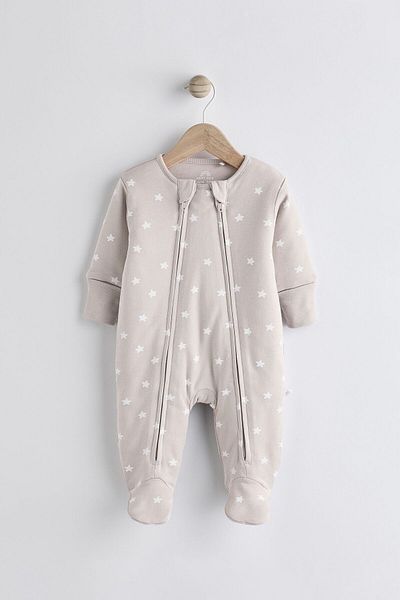 Next Baby 100% Organic Cotton 2.5 Tog Padded Cream Baby Sleeping Bag Alyn74904