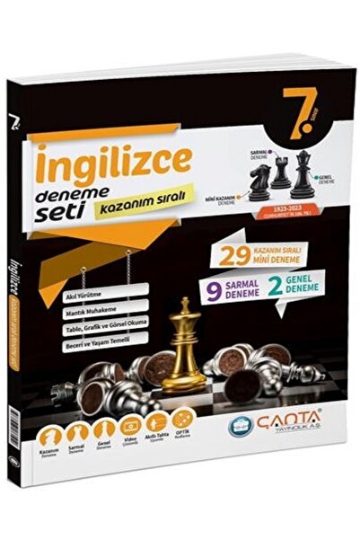 Çanta Yayınları Çanta 2025 7. Sınıf İngilizce Kazanım Sıralı Deneme Seti