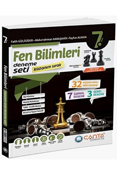 Çanta Yayınları Çanta 2025 7. Sınıf Fen Bilimleri Kazanım Sıralı Deneme Seti