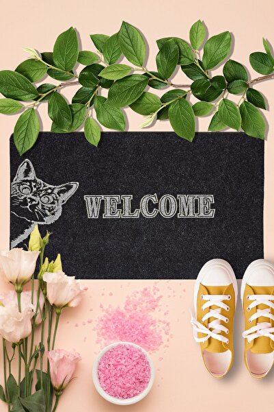 Myfloor Cat Welcome - Rubber Based Door Mat