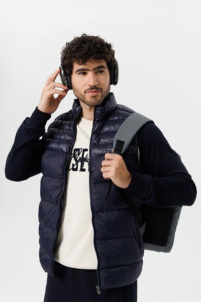 Escetic Ανδρικό φουσκωτό γιλέκο Navy Blue - 7077