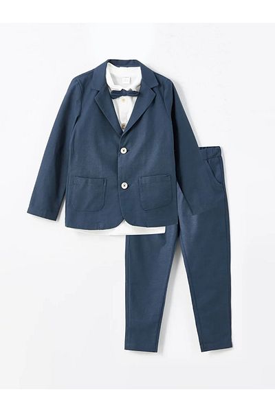 LC Waikiki Lcw Baby Navy Blue Baby Boy 3 Piece Set