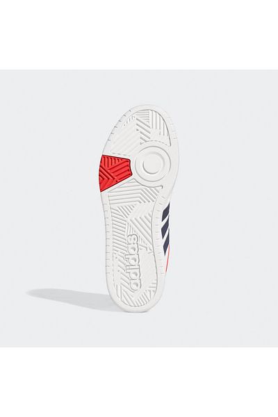 adidas Λευκό και κόκκινο ανδρικό αθλητικό παπούτσια - Gy5427 Hoops 3.0