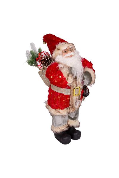 ÇIRPAN EV Santa Claus Gift with Green Trousers and Velvet - 45cm