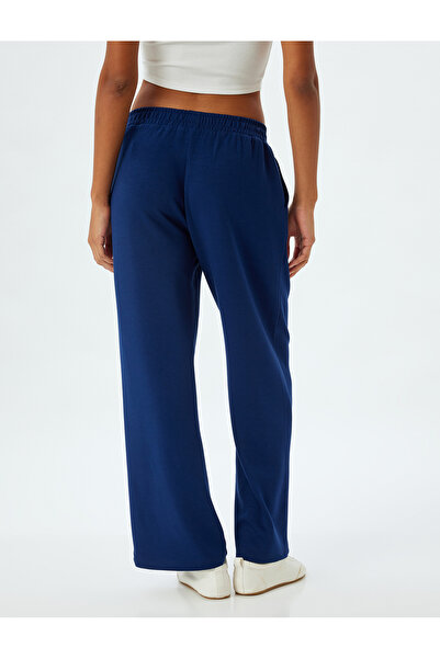 Koton Bol Paça Eşofman Altı Modal Kumaş Beli Lastikli Cepli Rahat Kalıp