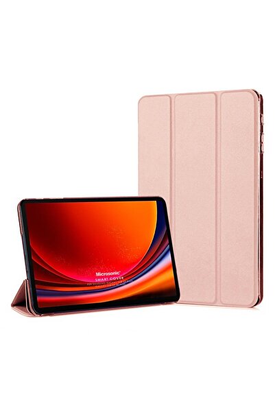 Microsonic Samsung Galaxy Tab S10 FE Plus Kılıf Slim Translucent Back Smart C...