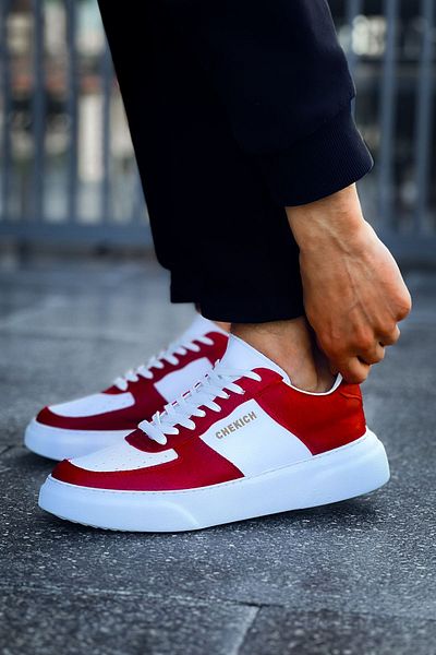Chekich Ch087 Cbt Kenton Men's Shoes Red / White