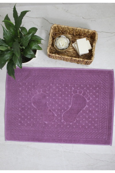 Lobya Prosop pentru picioare din bumbac Vilja, cu două straturi, mov (50X70)